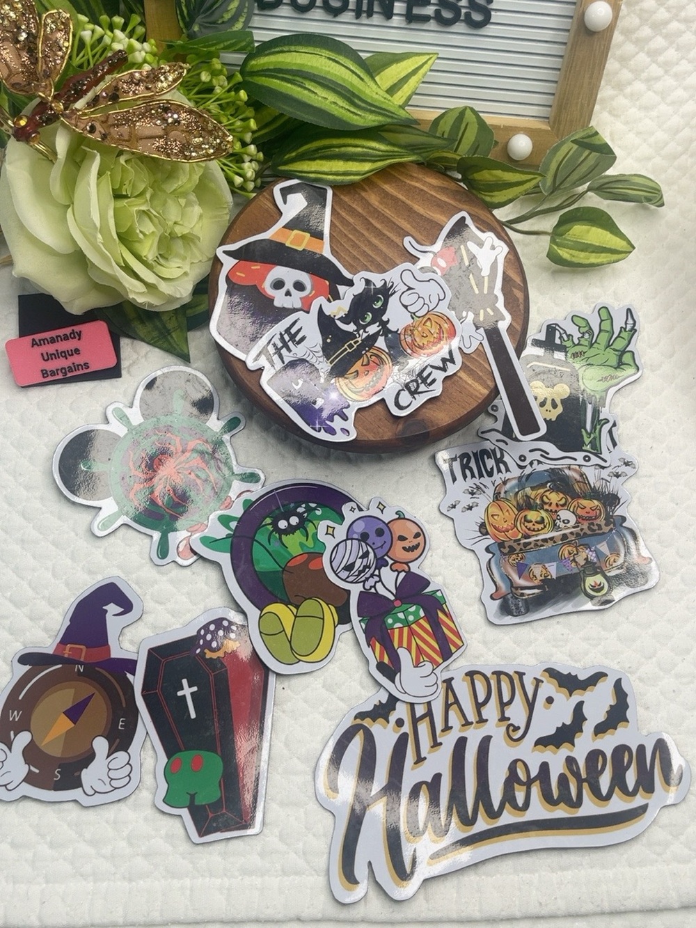 Disney Halloween Mickey Mouse Magnet Lot of 11 Pumpkin Witch Ghost Decor NWOT